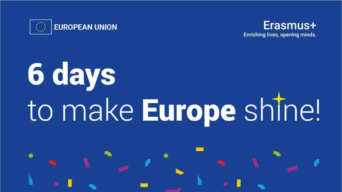 #ERASMUS DAYS 6 days to make Europe shine